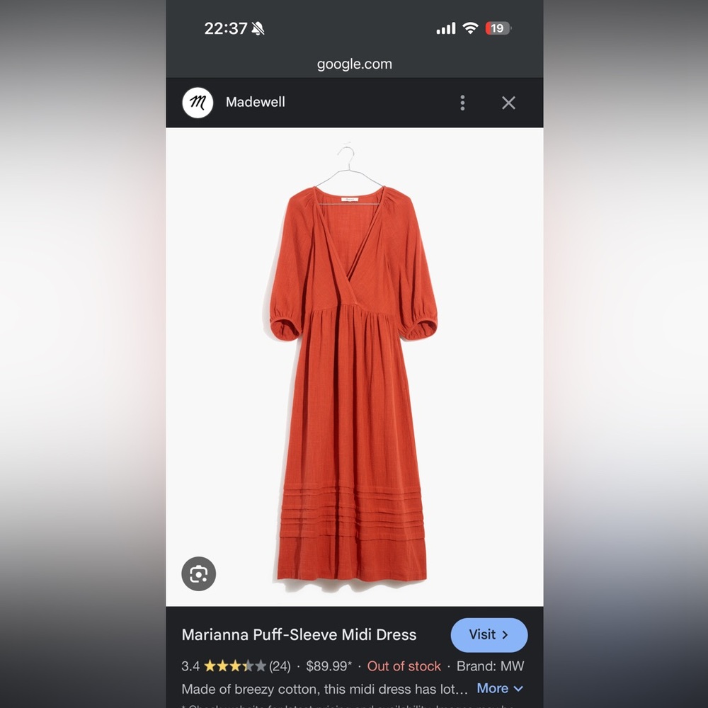 Madewell - Marianna Midi Dress